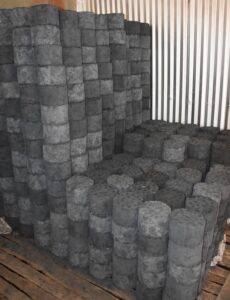 Successful production and sale of briquettes to domestic and commercial customers